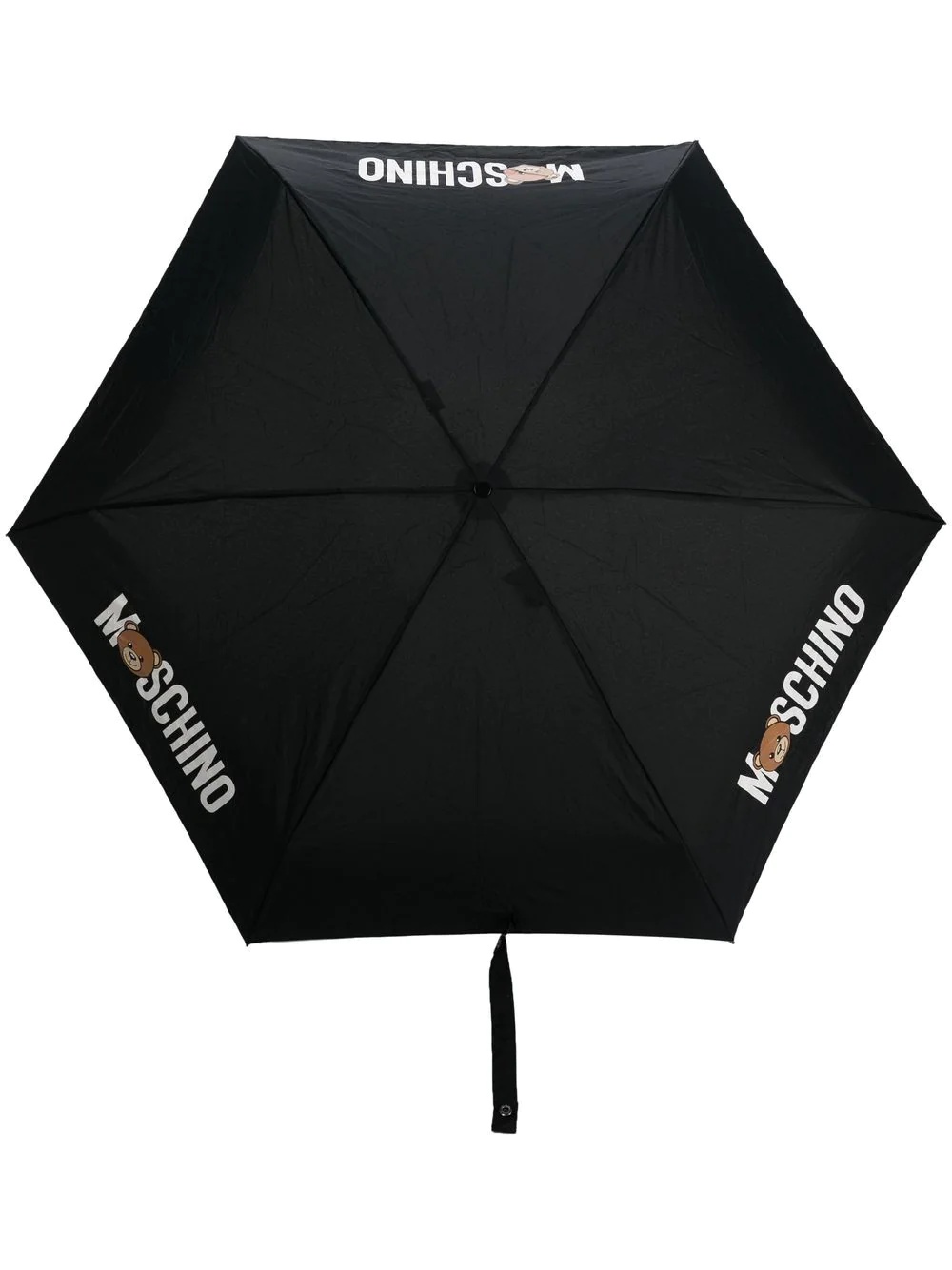 logo print compact umbrella - 1
