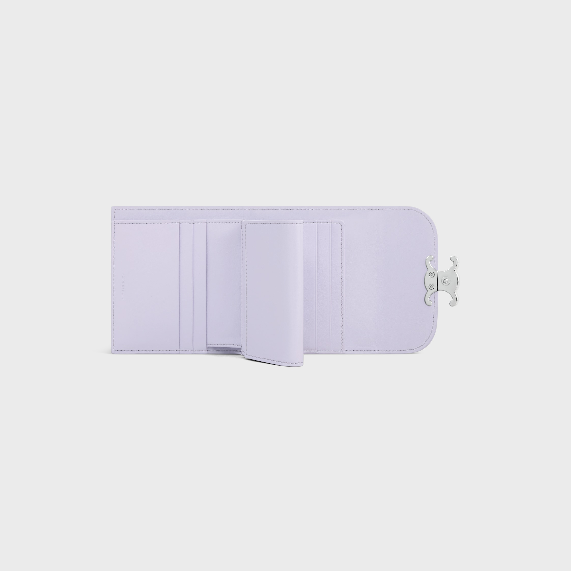 Small Flap Wallet TRIOMPHE IN Shiny calfskin - 4