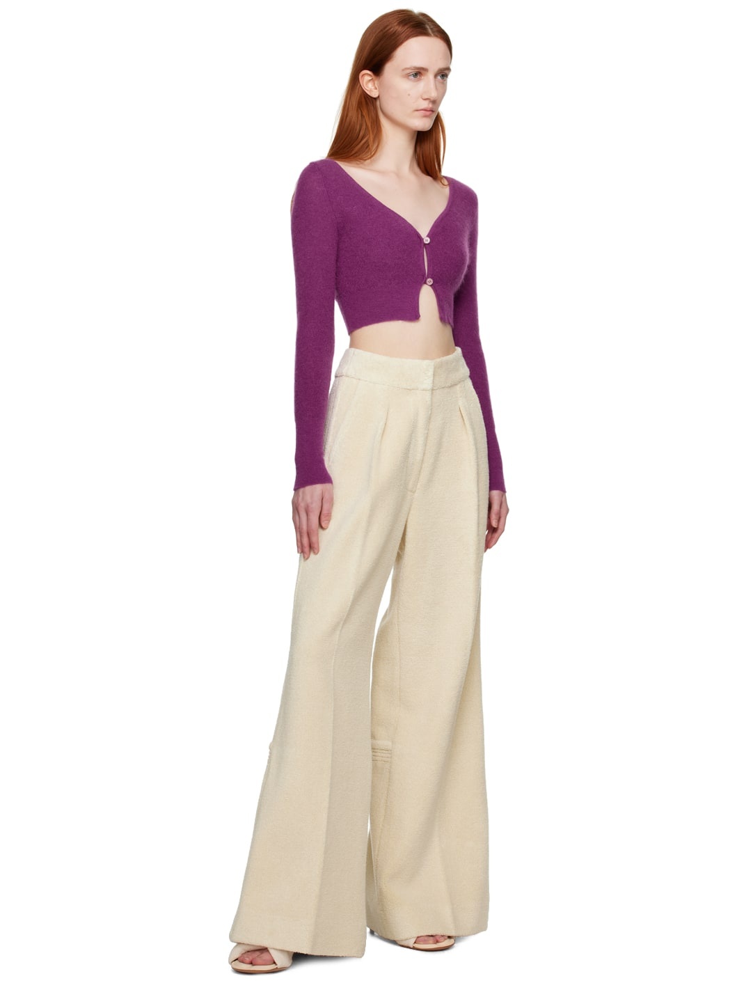 Beige 'Le Pantalon Banha' Trousers - 4