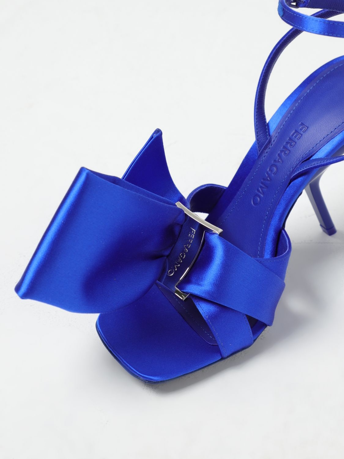 FERRAGAMO Ferragamo Helena sandals in satin with bow