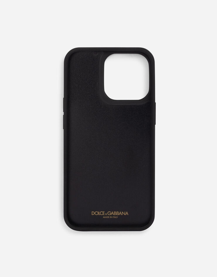 Calfskin iPhone 13 Pro cover with DG logo - 2