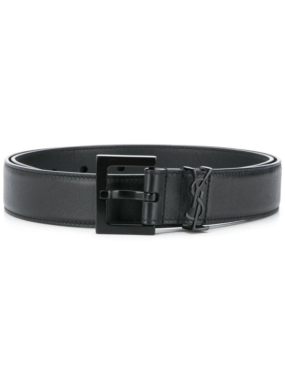 Monogram square-buckle belt - 1