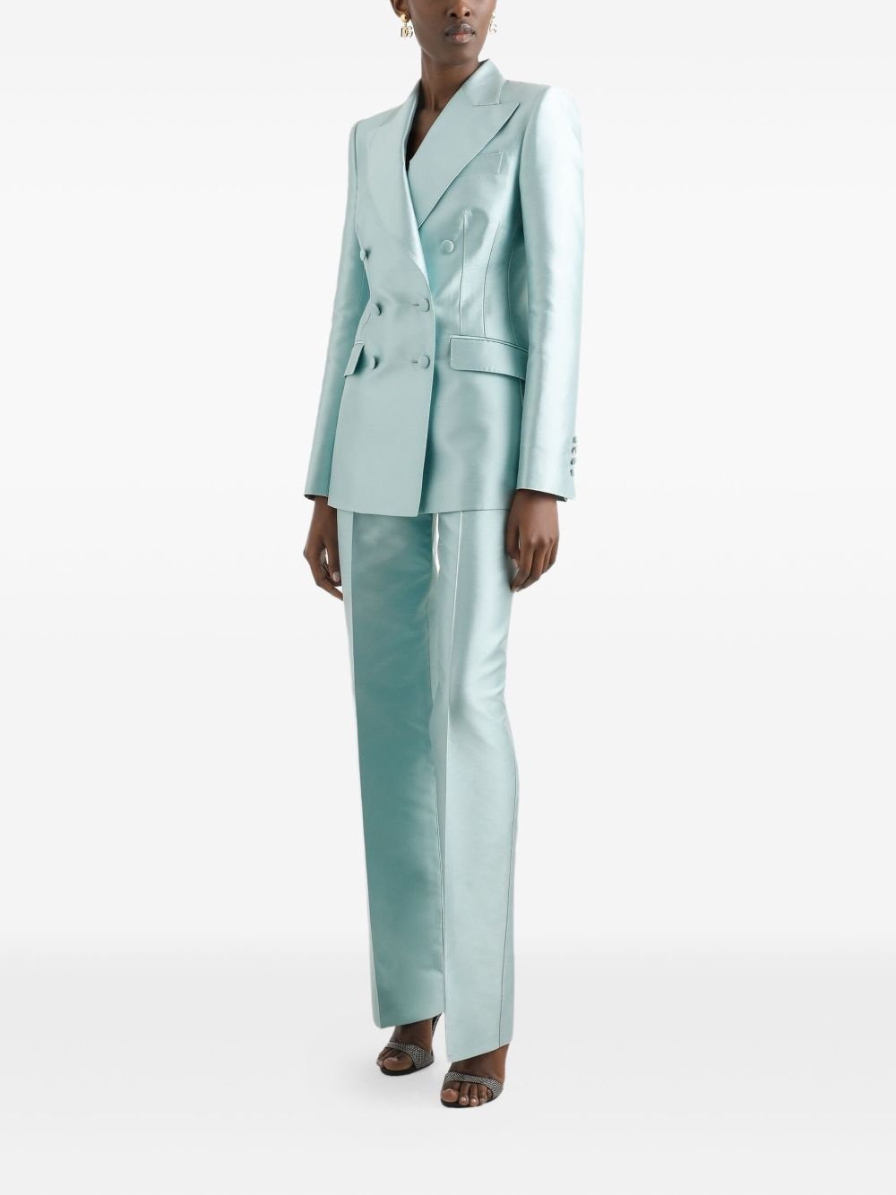 Shantung silk trousers - 2
