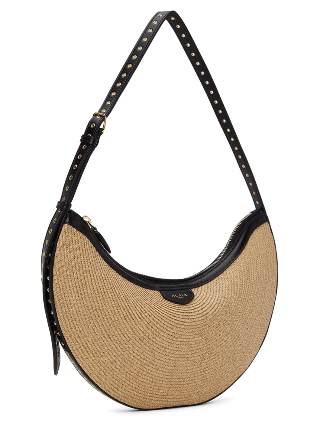 Beige One Piece Demi Lune Bag - 2