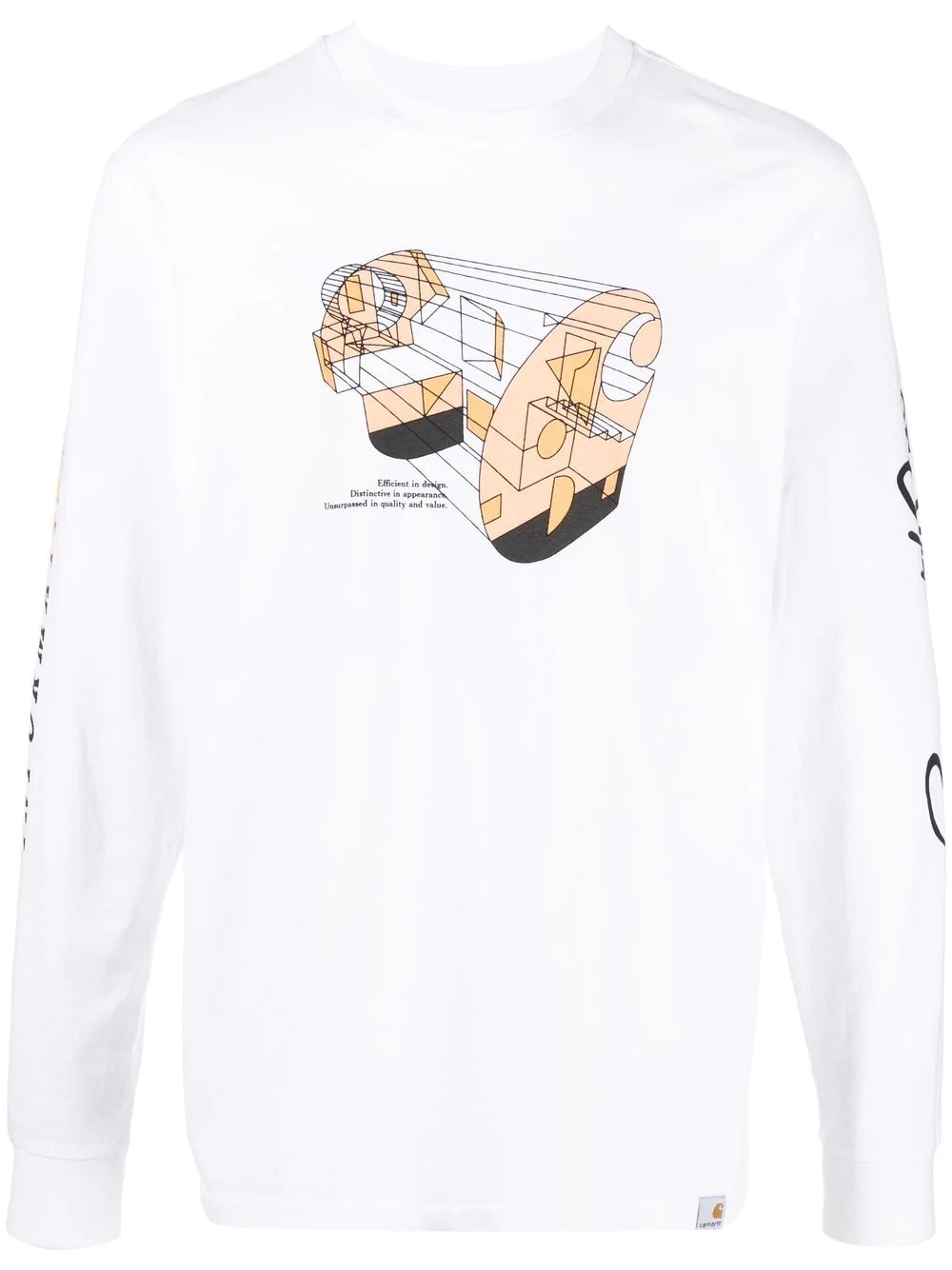 graphic-print long-sleeved T-shirt - 1