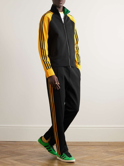 adidas + Wales Bonner Two-Tone Knitted Zip-Up Track Jacket outlook