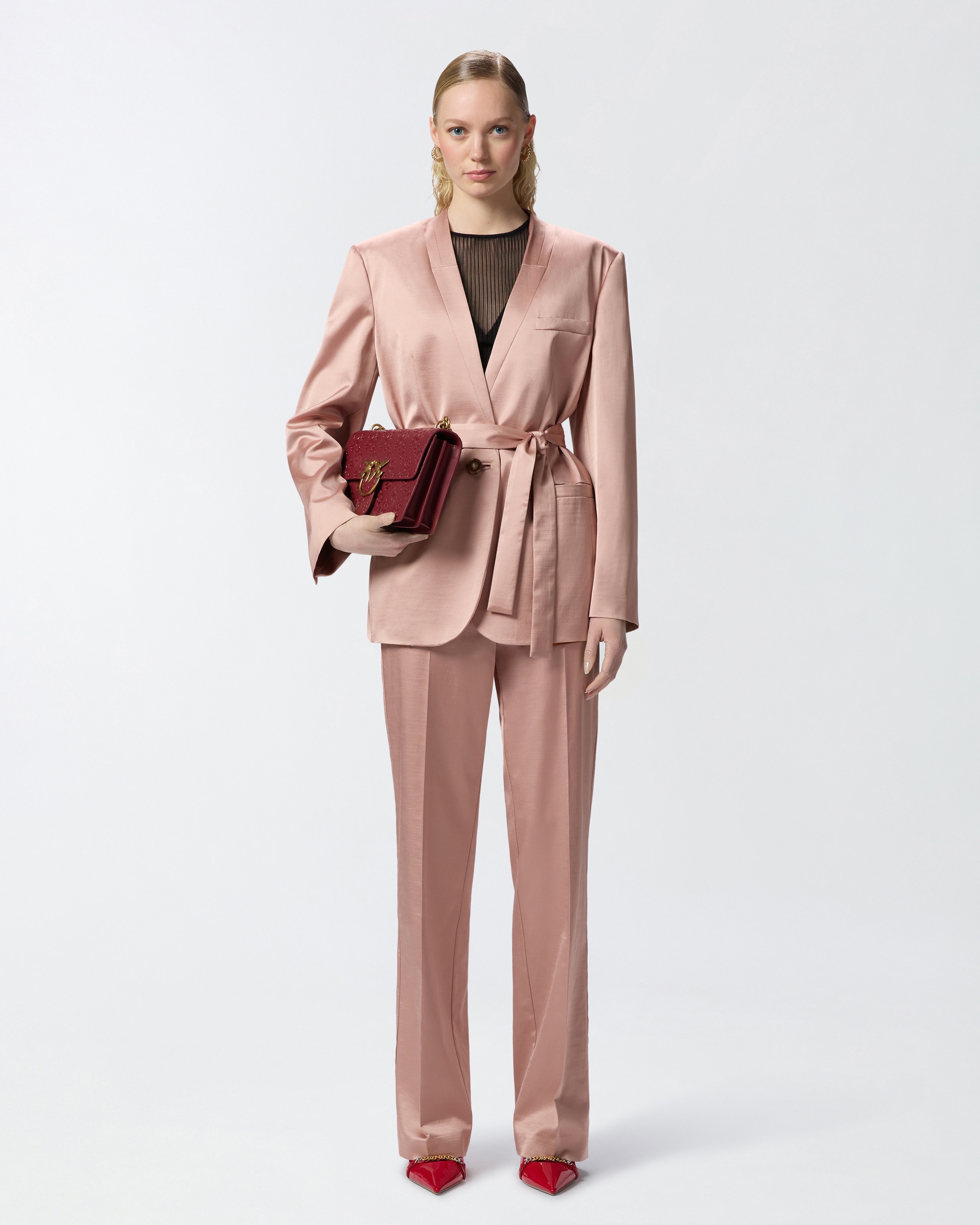 ELEGANT SATIN TROUSERS FOR CEREMONIES - 2