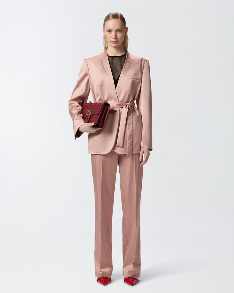 PINKO ELEGANT SATIN TROUSERS FOR CEREMONIES outlook