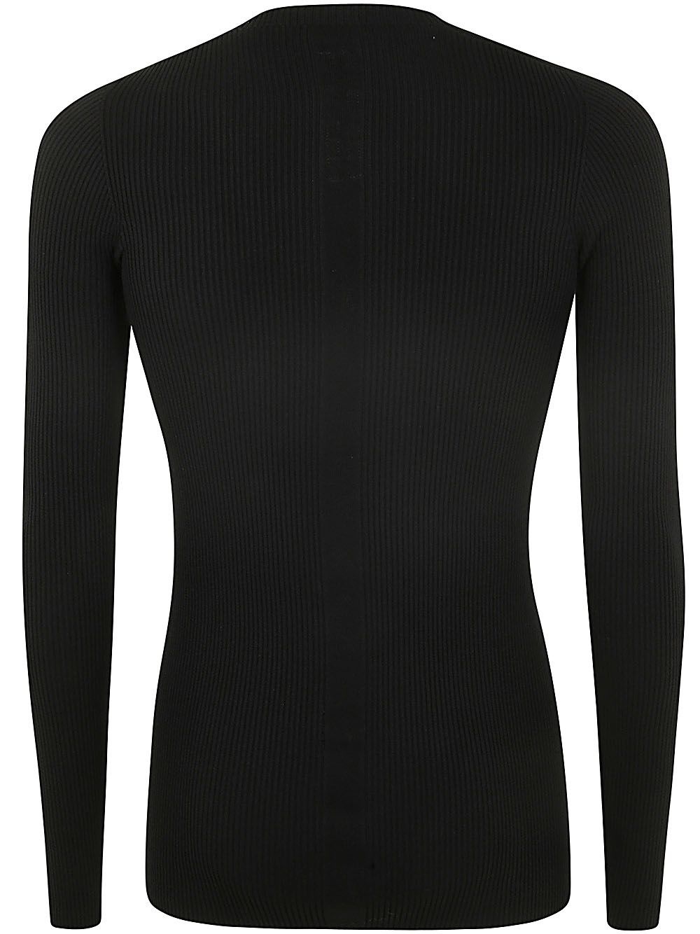 RIBBED ROUND NECK SWEATER - 2
