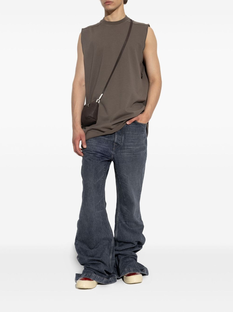Rick Owens raw-edge sleeveless vest outlook