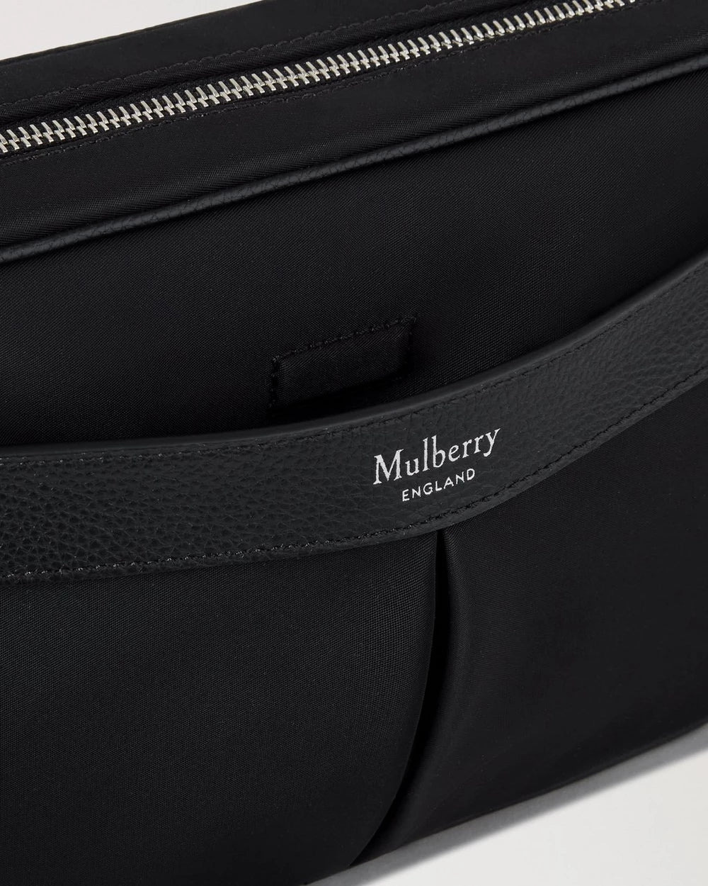 Heritage Nylon Crossbody Black Nylon & Small Classic Grain - 4