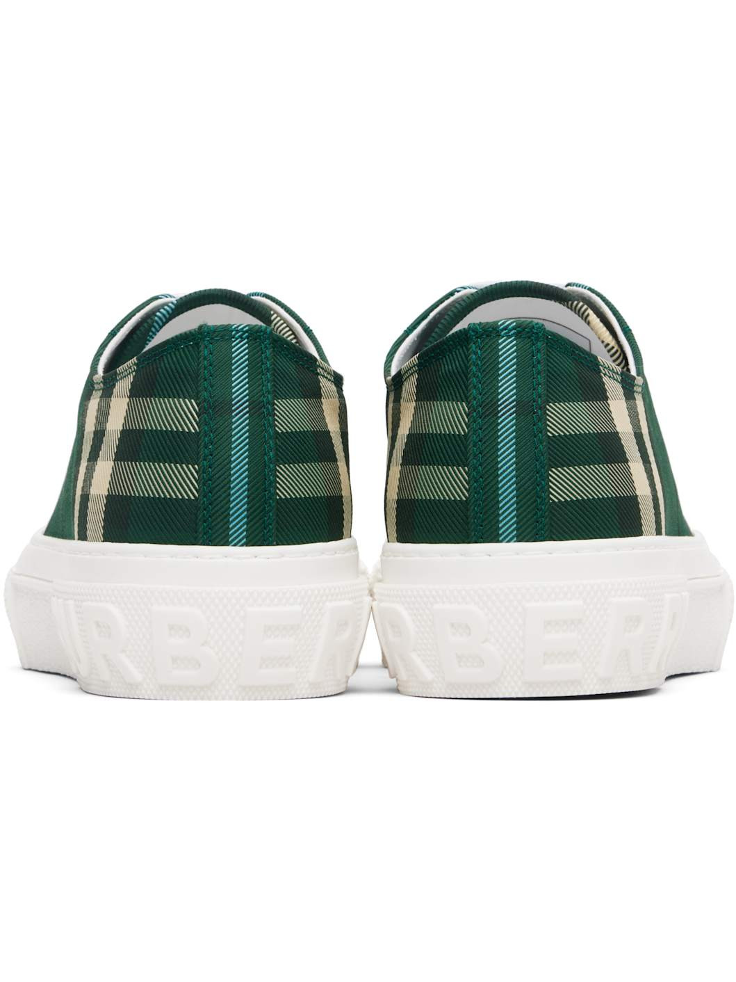 Green Check Sneakers - 2