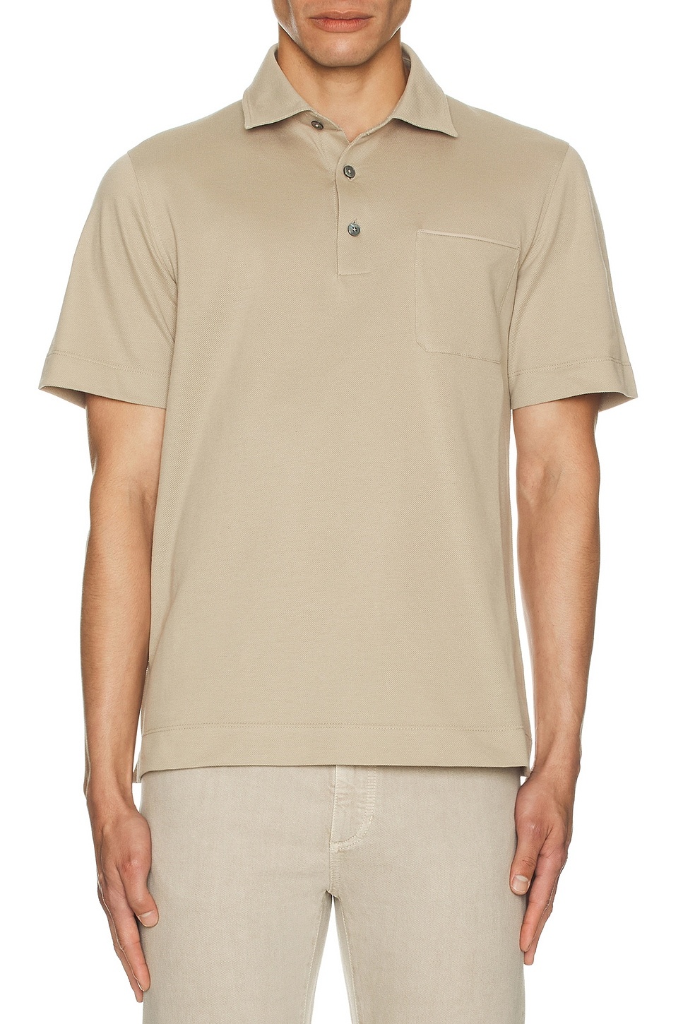 Pure Cotton Piquet Polo - 3