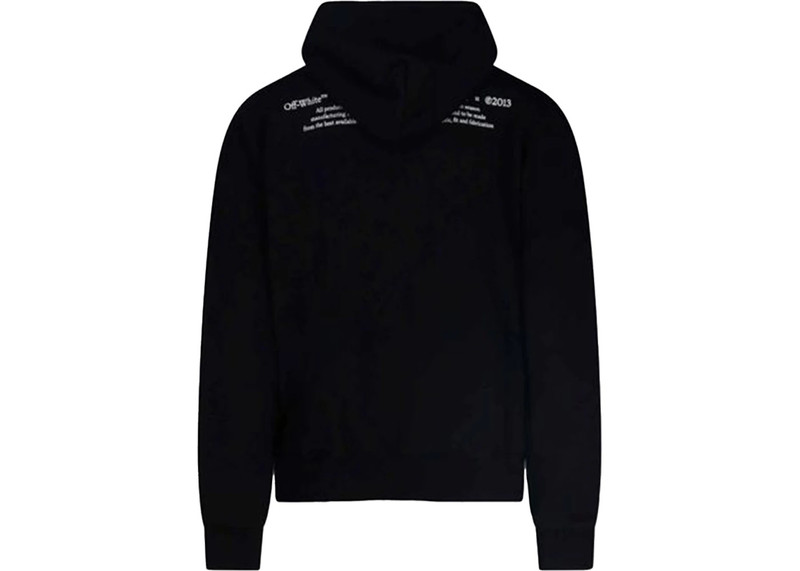 Off-White OFF-WHITE Caravaggio Boy Bitten By A Lizard Hoodie Black outlook