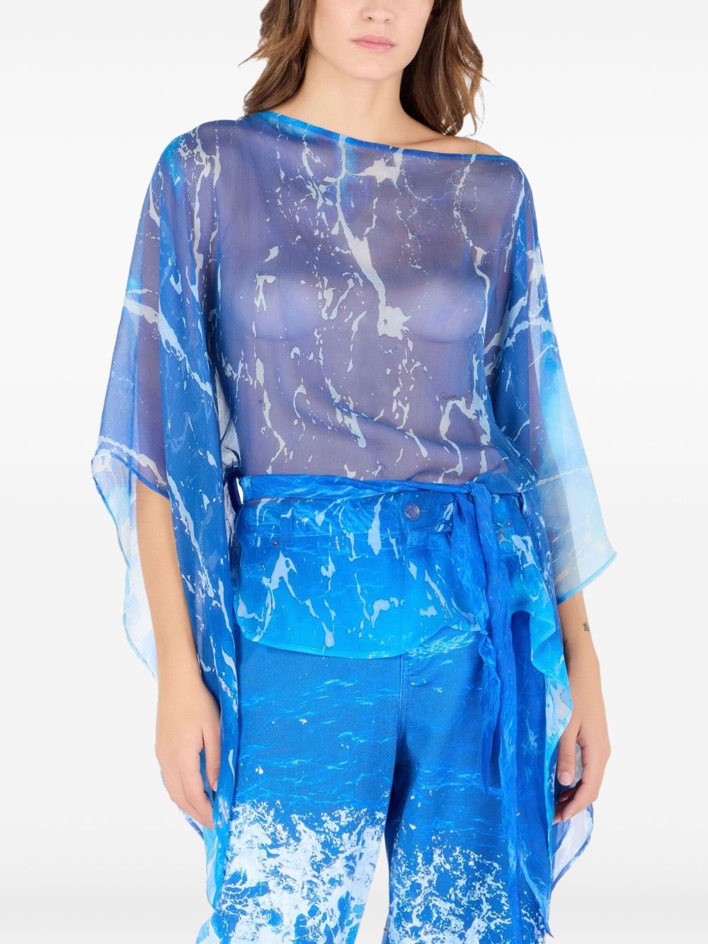 silk blouse - 2