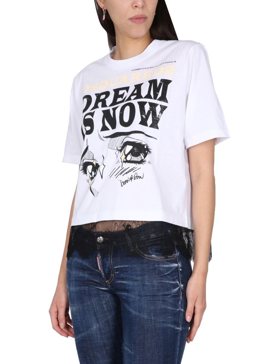 DSQUARED2 T-SHIRT WITH LOGO - 4