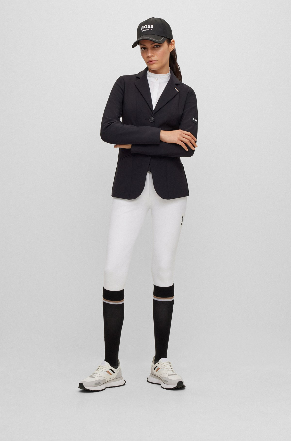 EQUESTRIAN SLIM-FIT SHOW JACKET IN POWER-STRETCH MATERIAL - 2