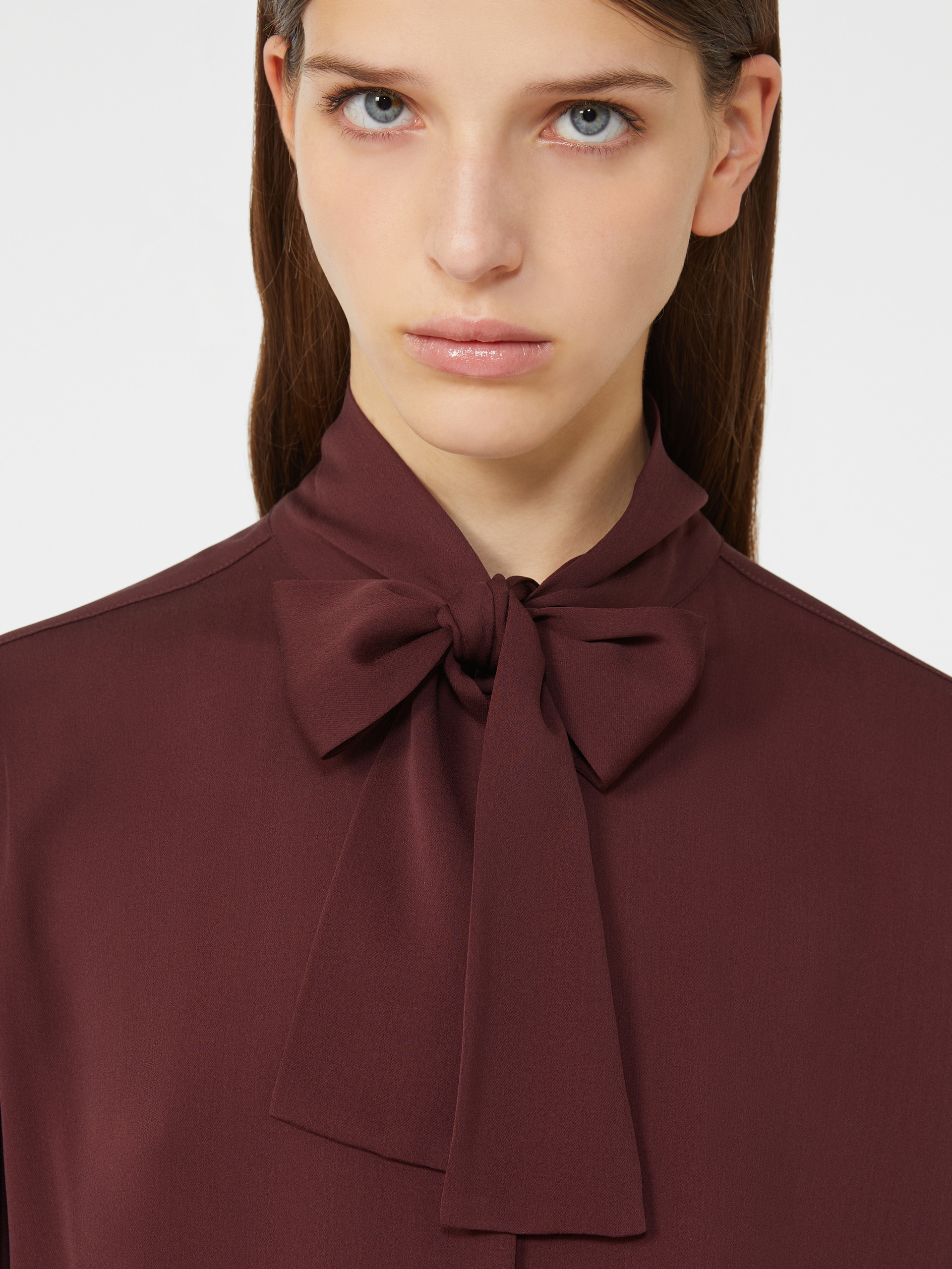 MELANIA Silk charmeuse shirt - 5