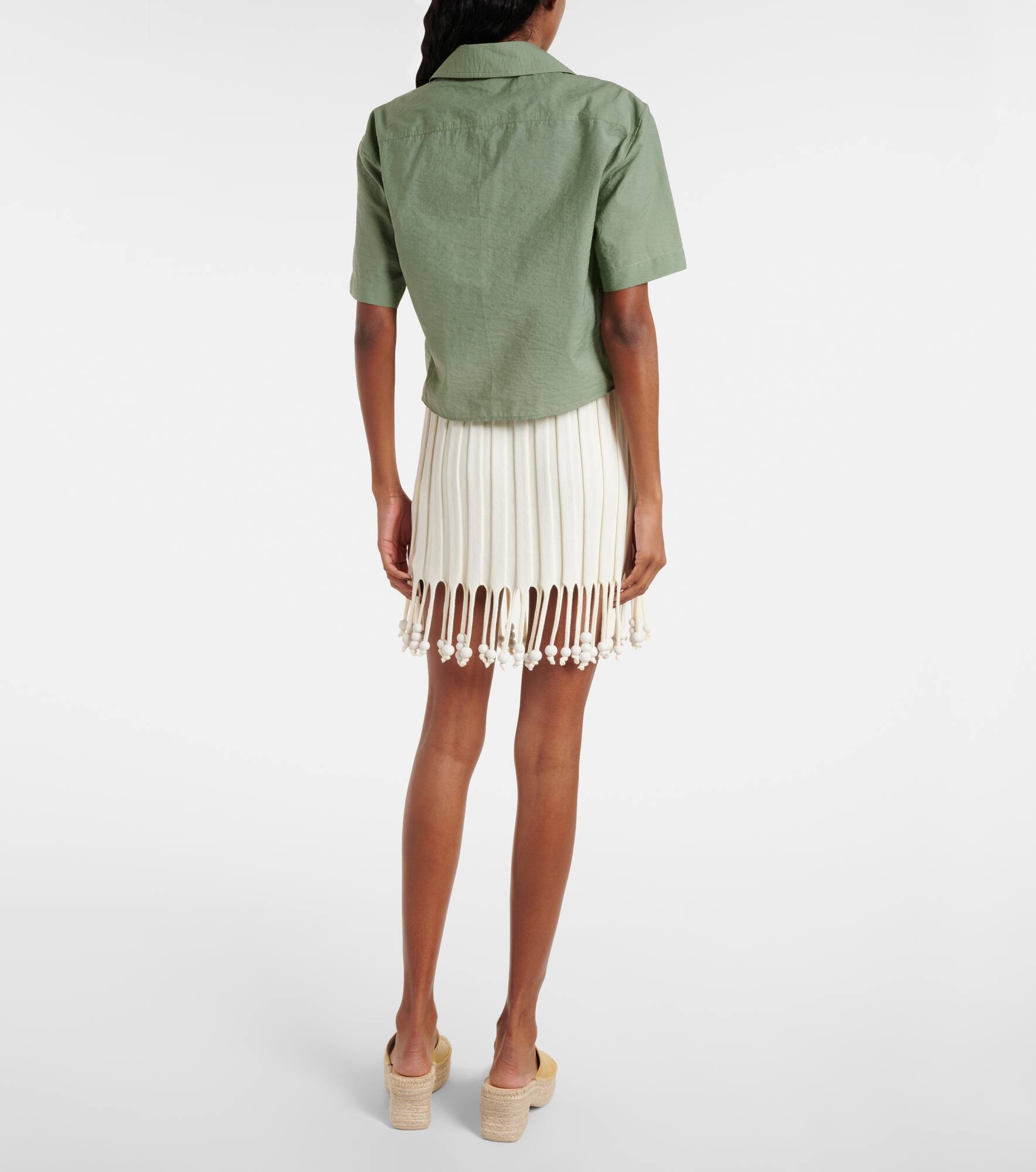 Anagram cotton-blend poplin shirt - 3