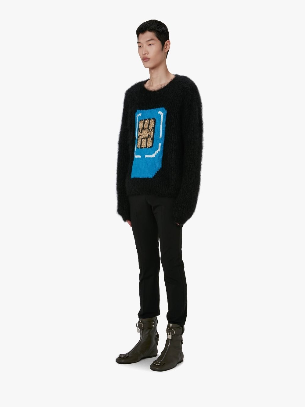SIM CARD CREWNECK JUMPER - 4