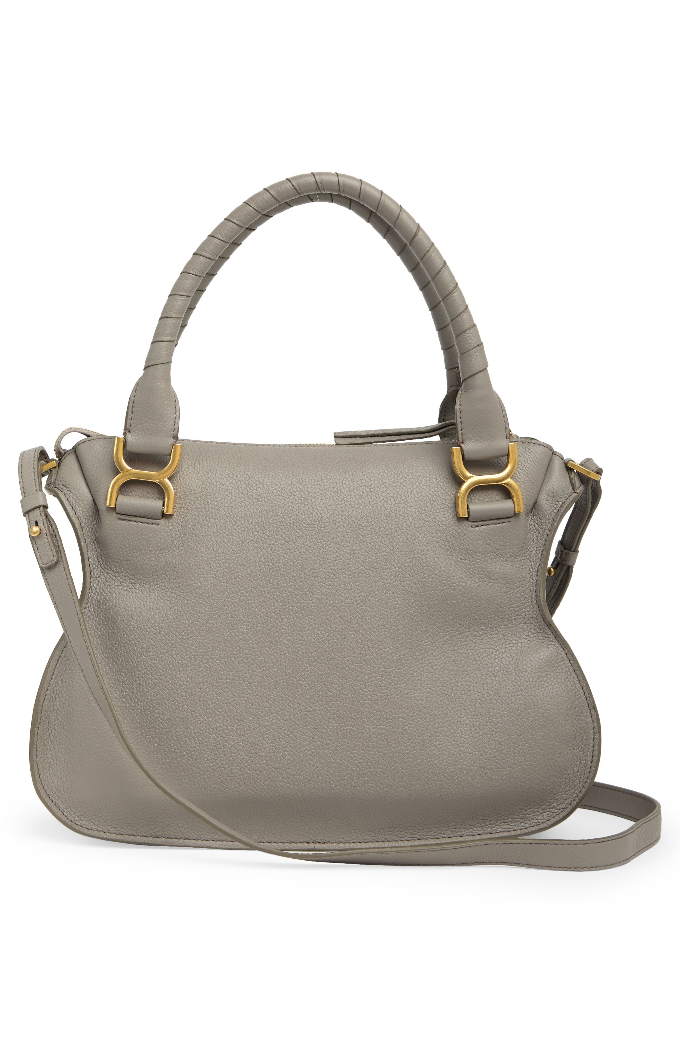 Medium Marcie Leather Satchel - 4