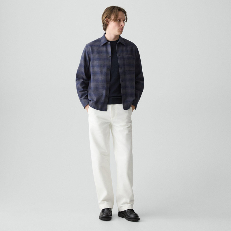 Theory Button-Up Shirt in Textured Check outlook