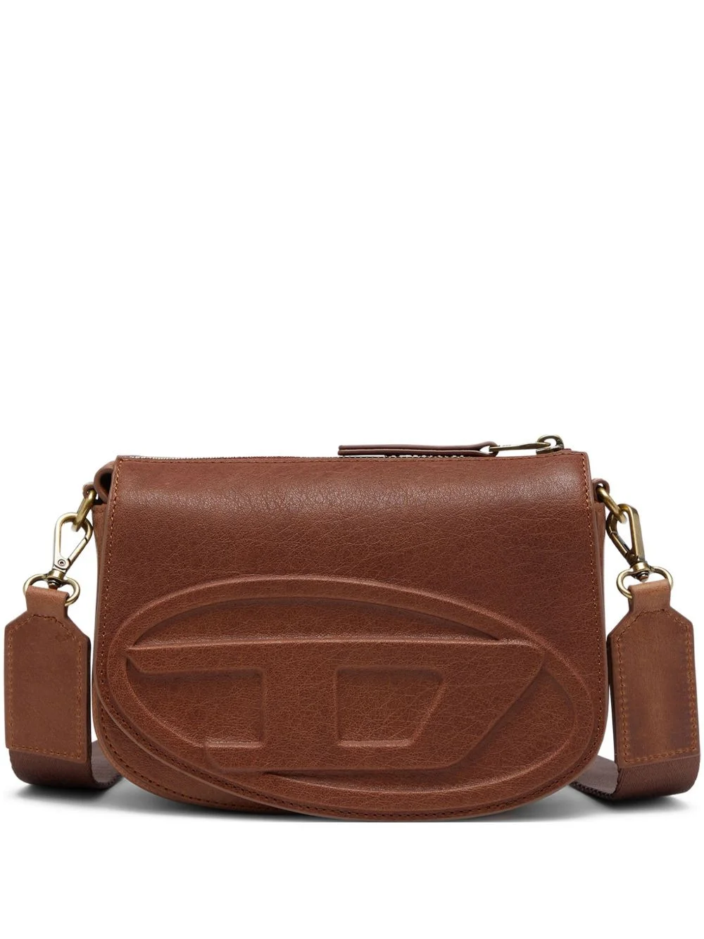 logo-embossed camera bag - 1