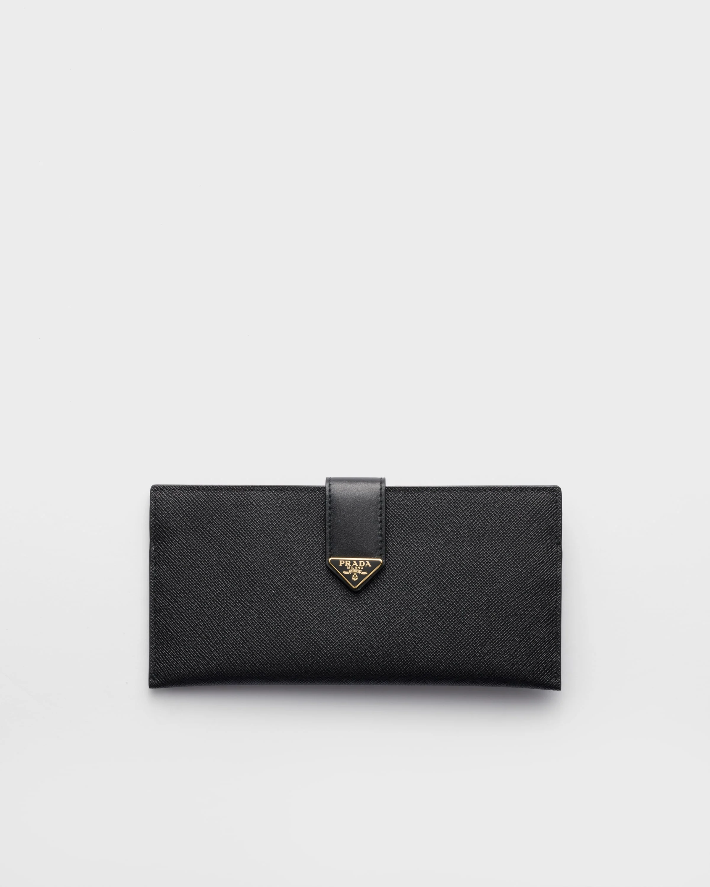 Large Saffiano and leather wallet - 1