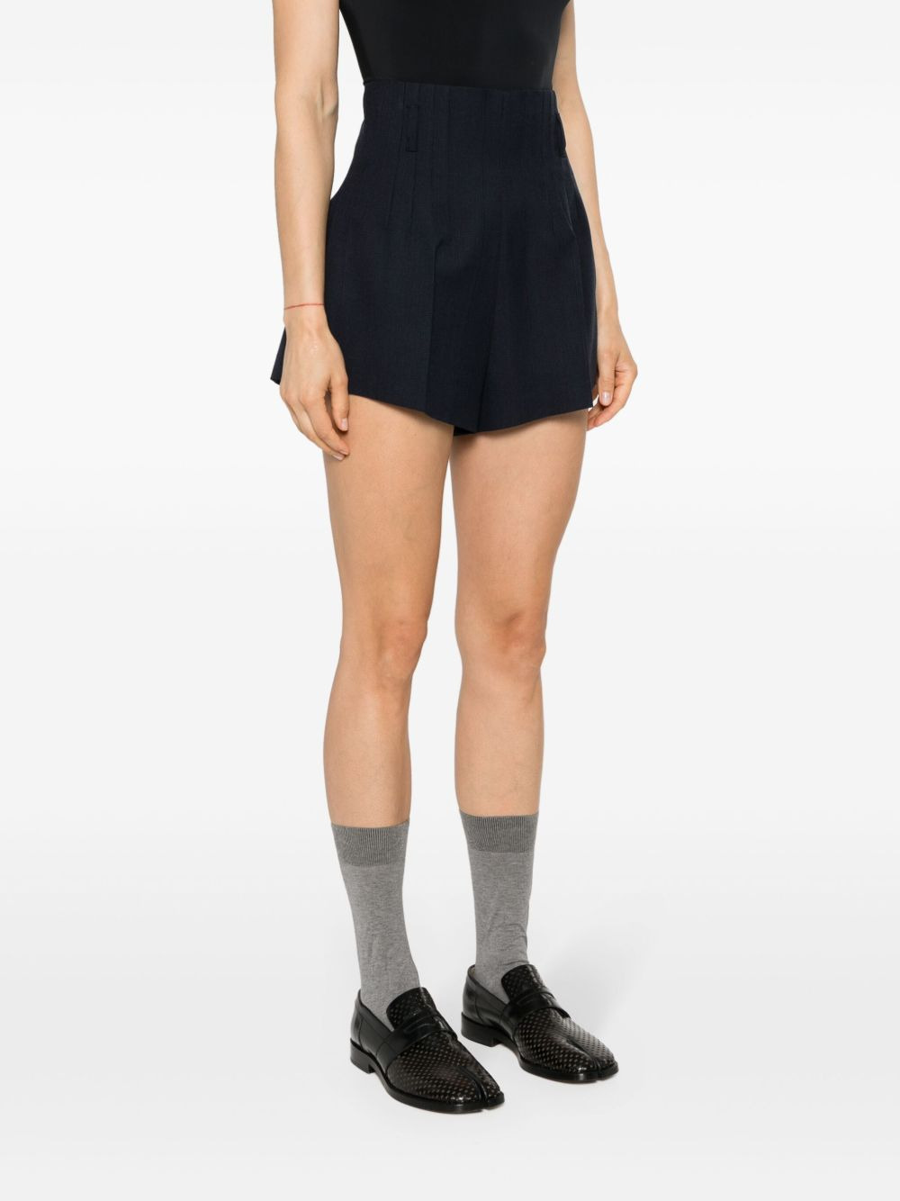 high-waist tailored shorts - 3