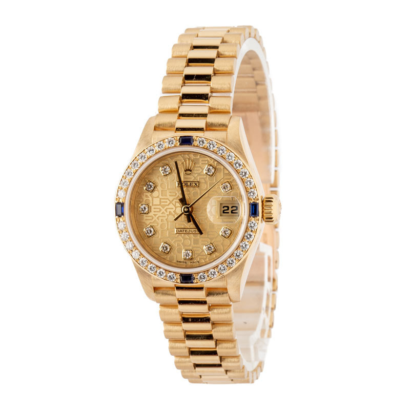 Ladies Rolex Datejust 79088 18k Yellow Gold - 2