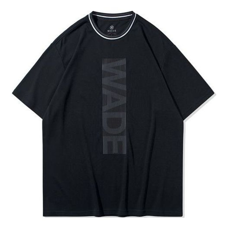 Li-Ning Wade Logo Loose Fit T-shirt 'Black' AHSQ159-1 - 1