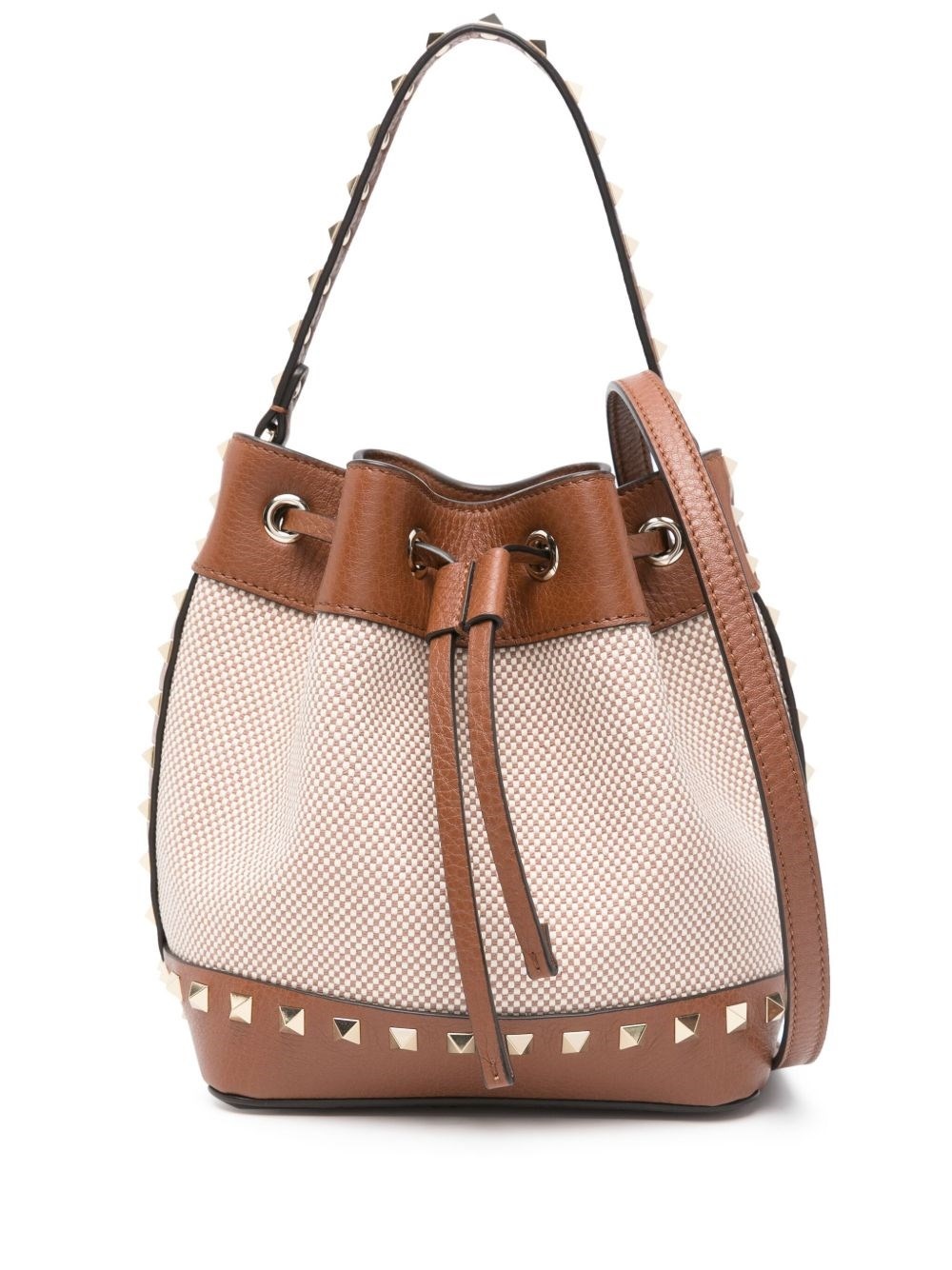 Rockstud canvas bucket bag - 1