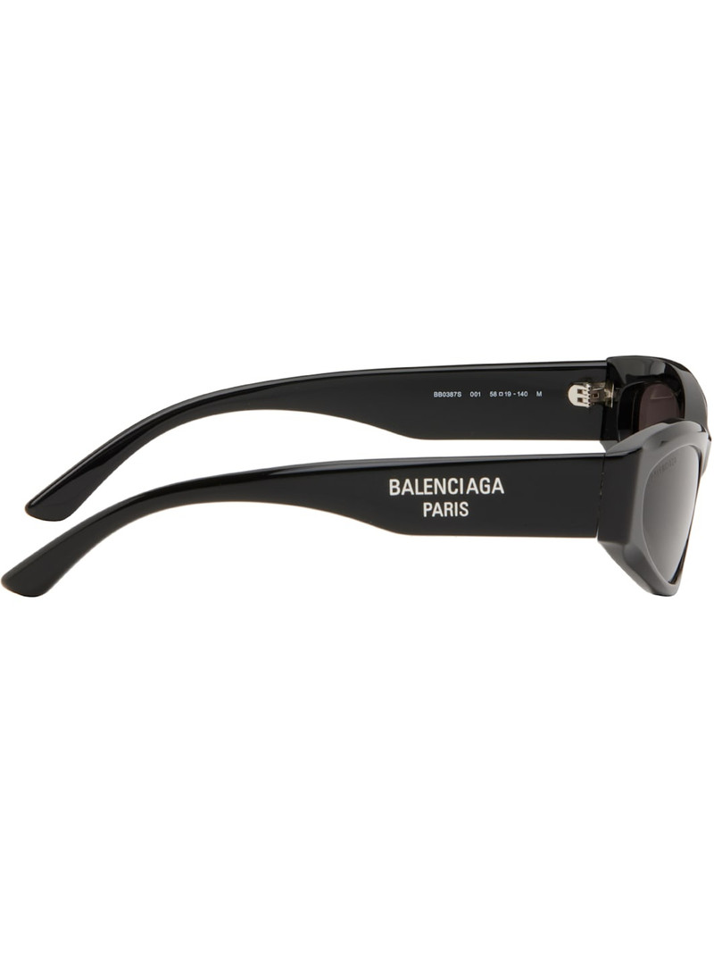 BALENCIAGA Black Logo Cateye Sunglasses outlook