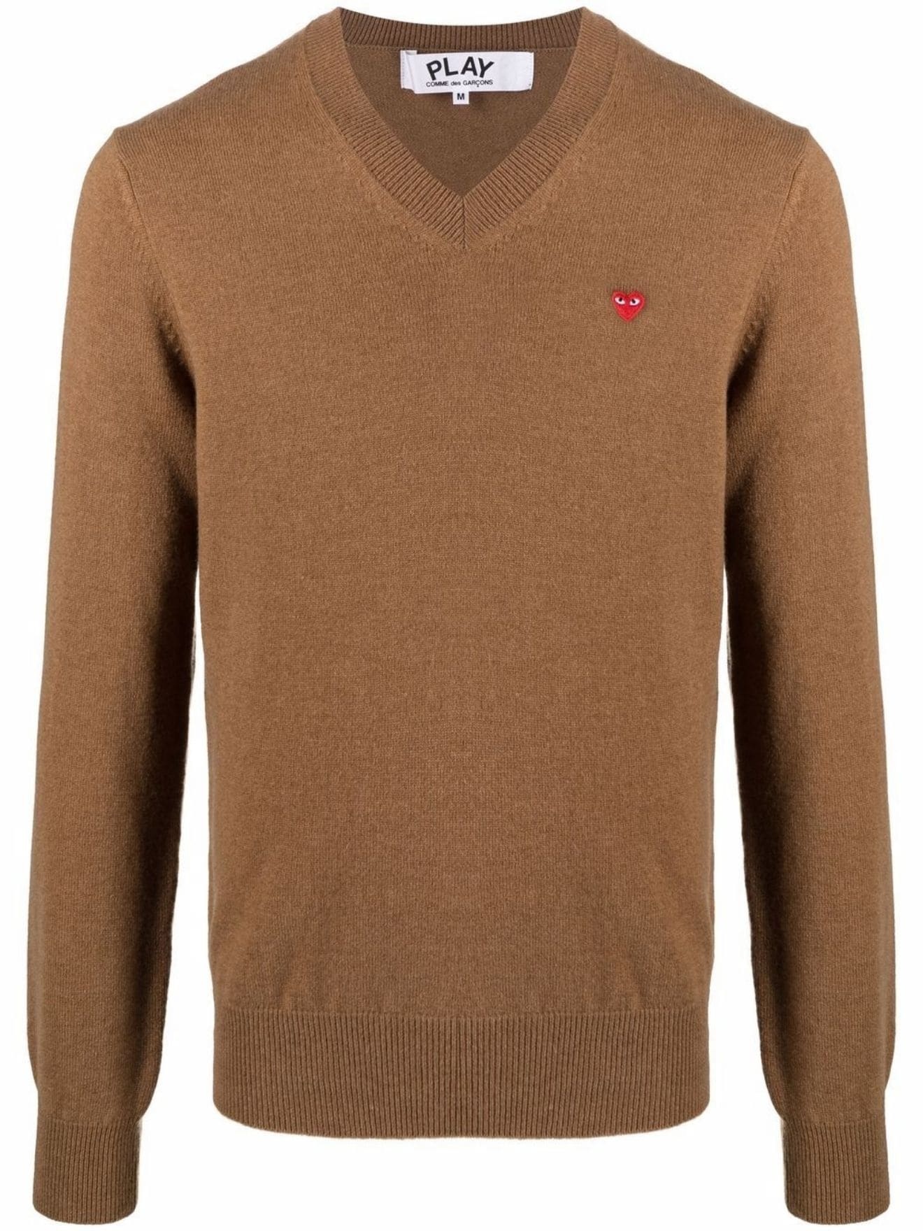 logo-patch wool jumper - 1