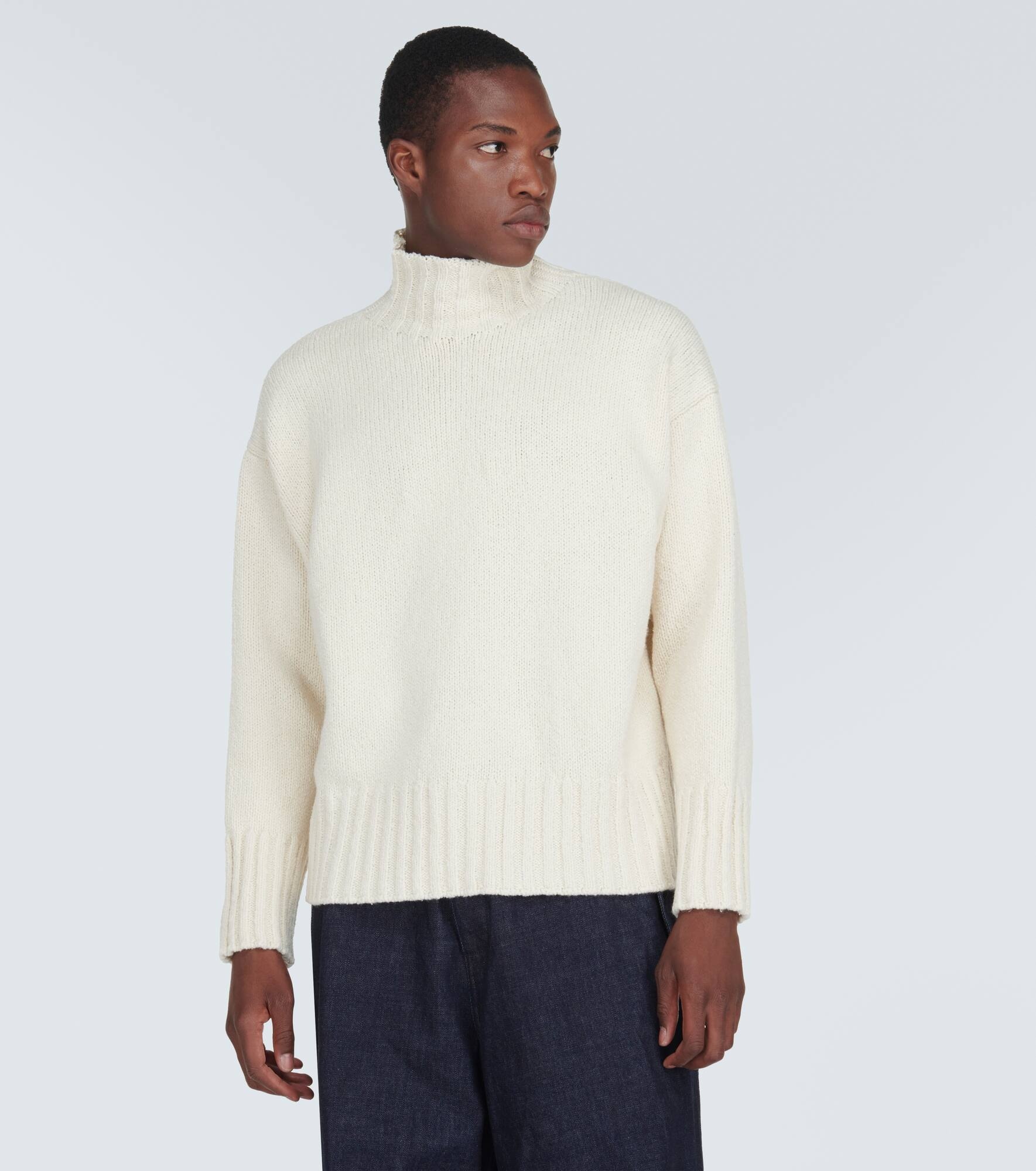 Wool and silk sweater - 3