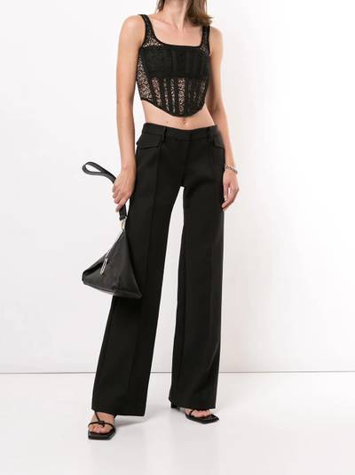 Dion Lee lace coset top outlook