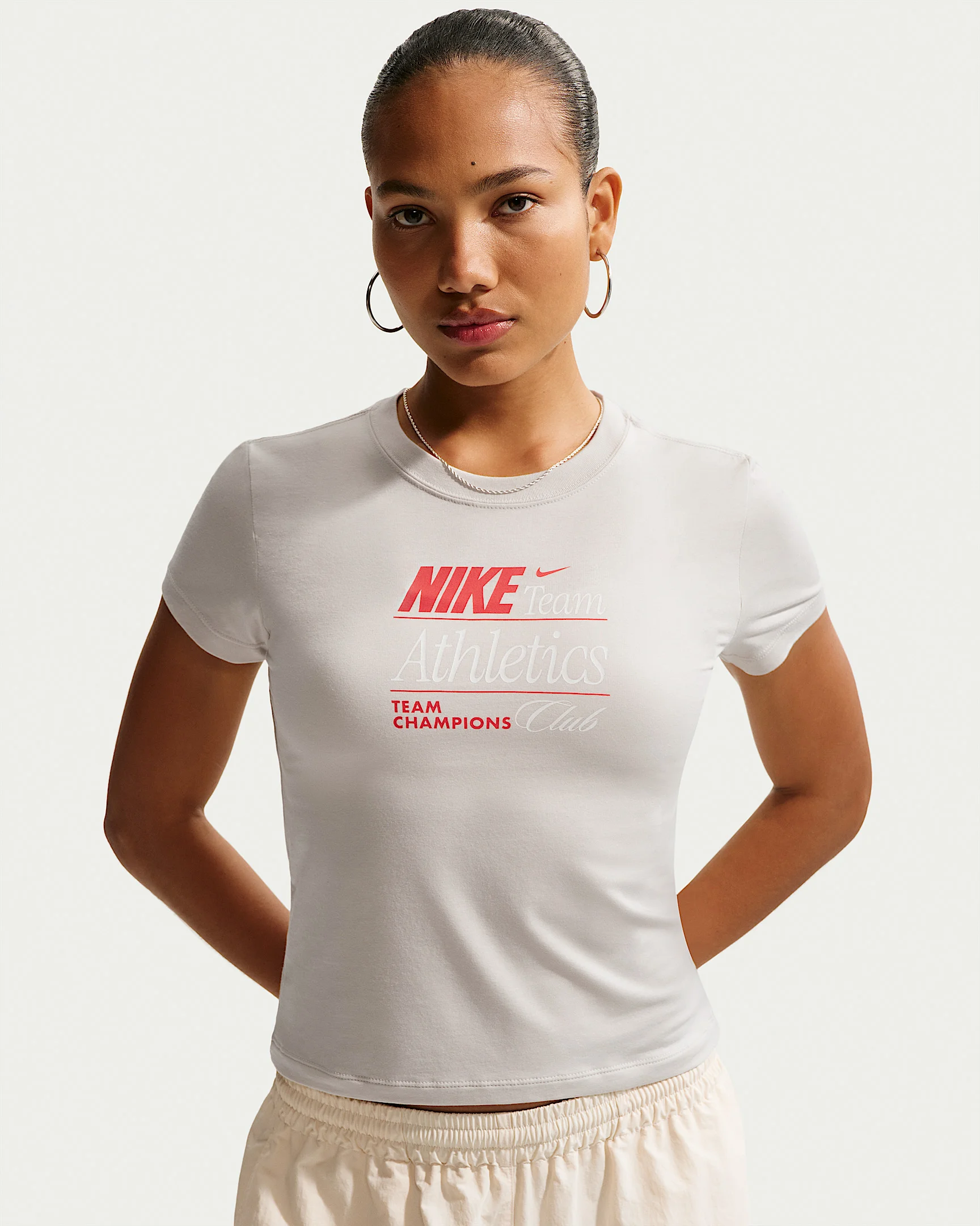 Nike Sportswear Chill Knit Women's Slim Mod-Cropped T-Shirt - 1