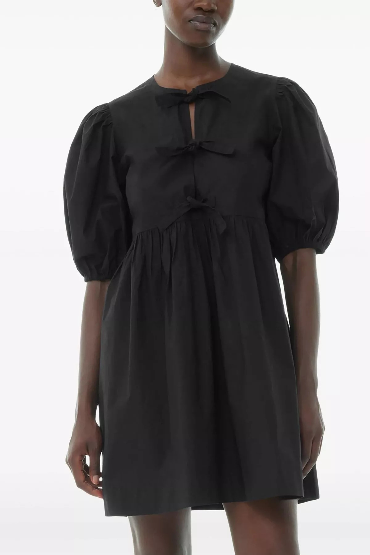 Knot poplin dress - 2