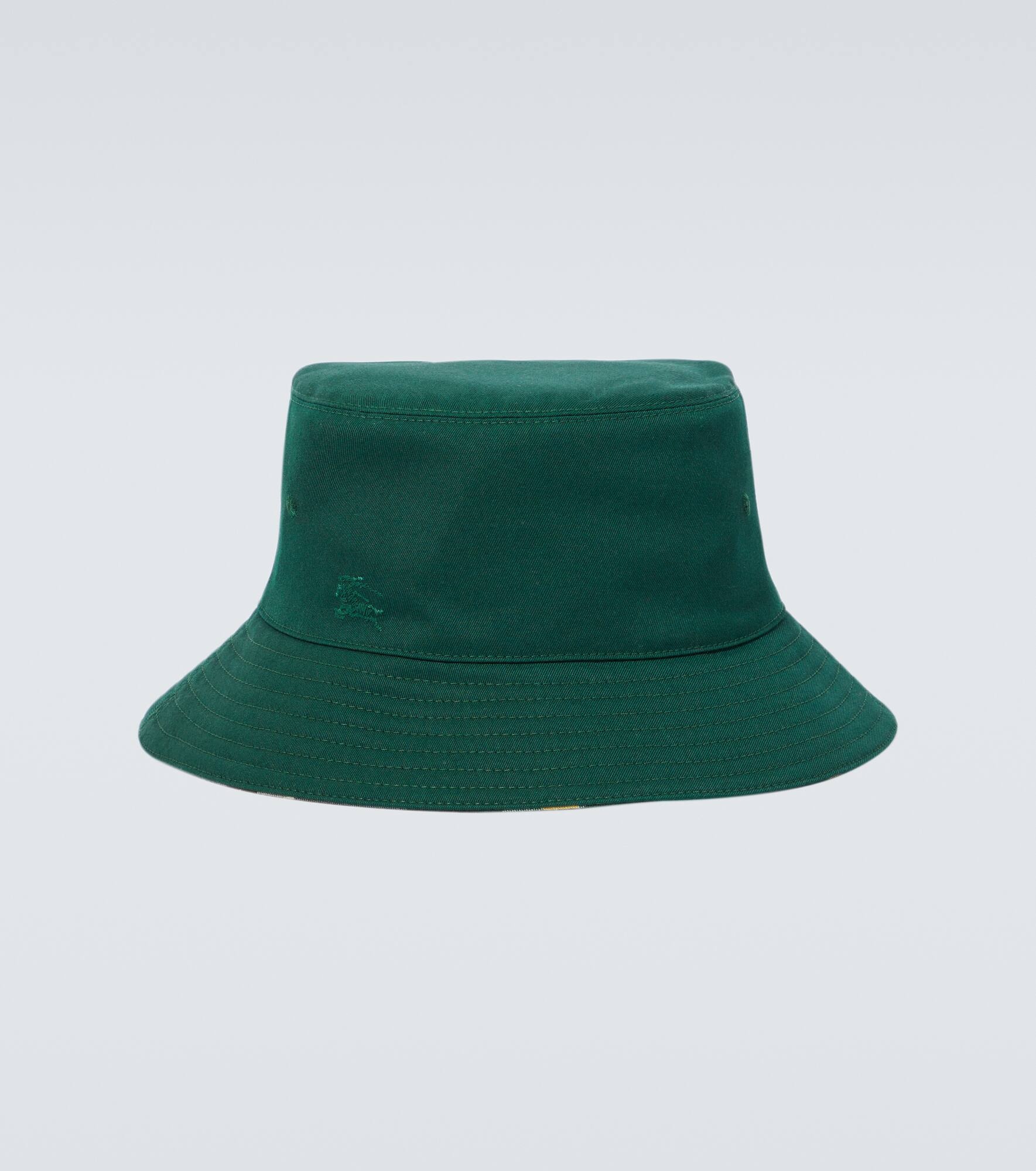 Burberry Check reversible twill bucket hat - 2