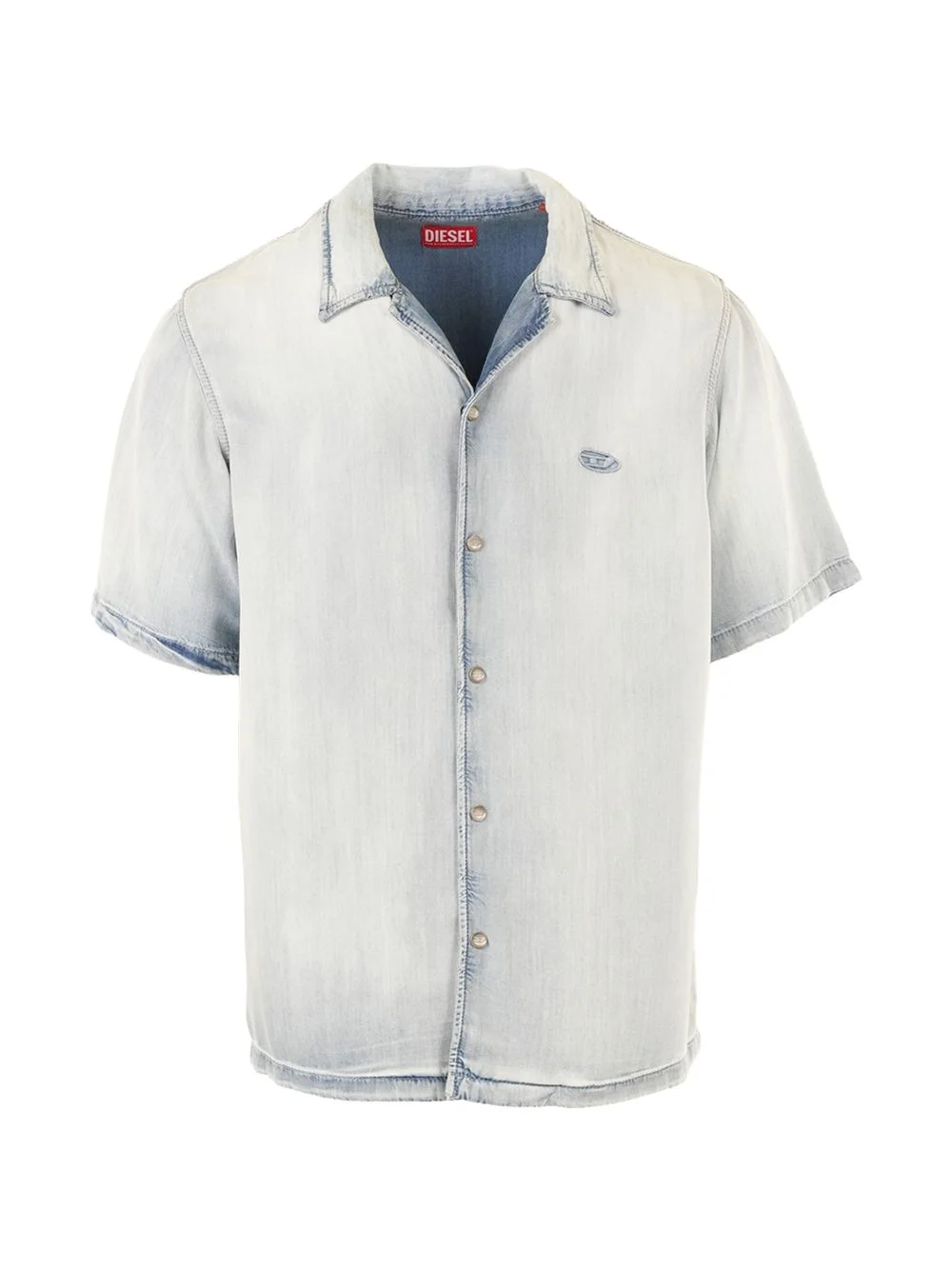 buttoned logo shirt - 1