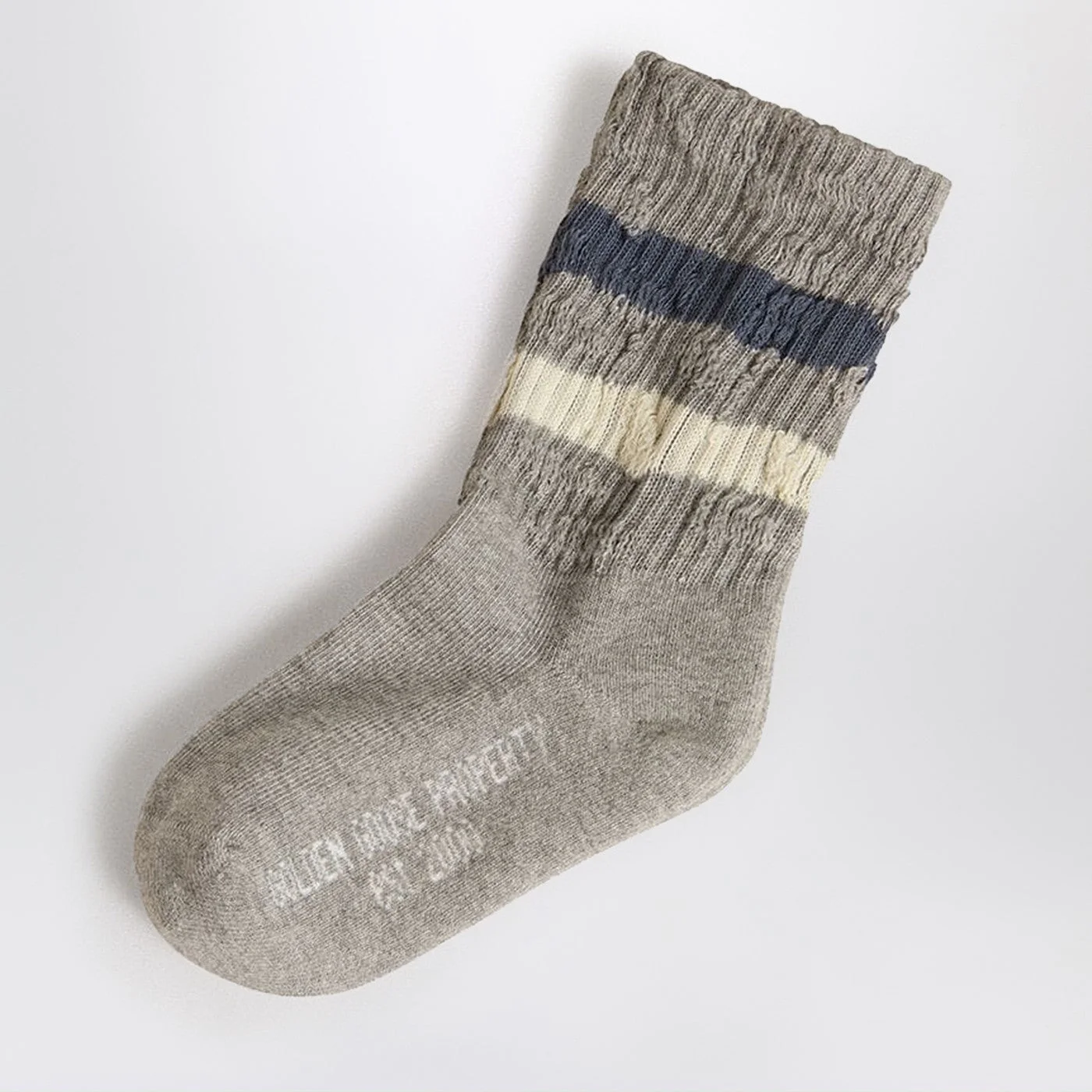 Grey socks in cotton blend - 1