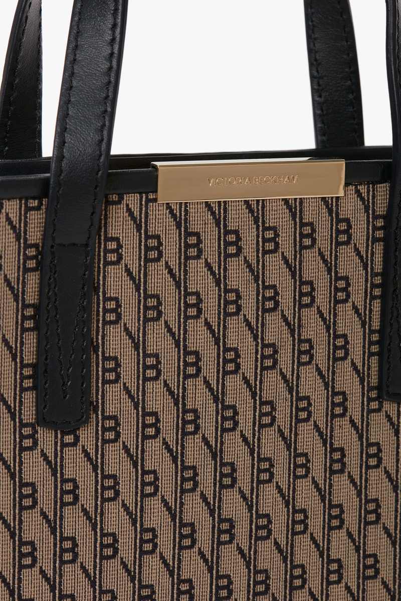 VB Monogram Mini Shopper in Jacquard 4