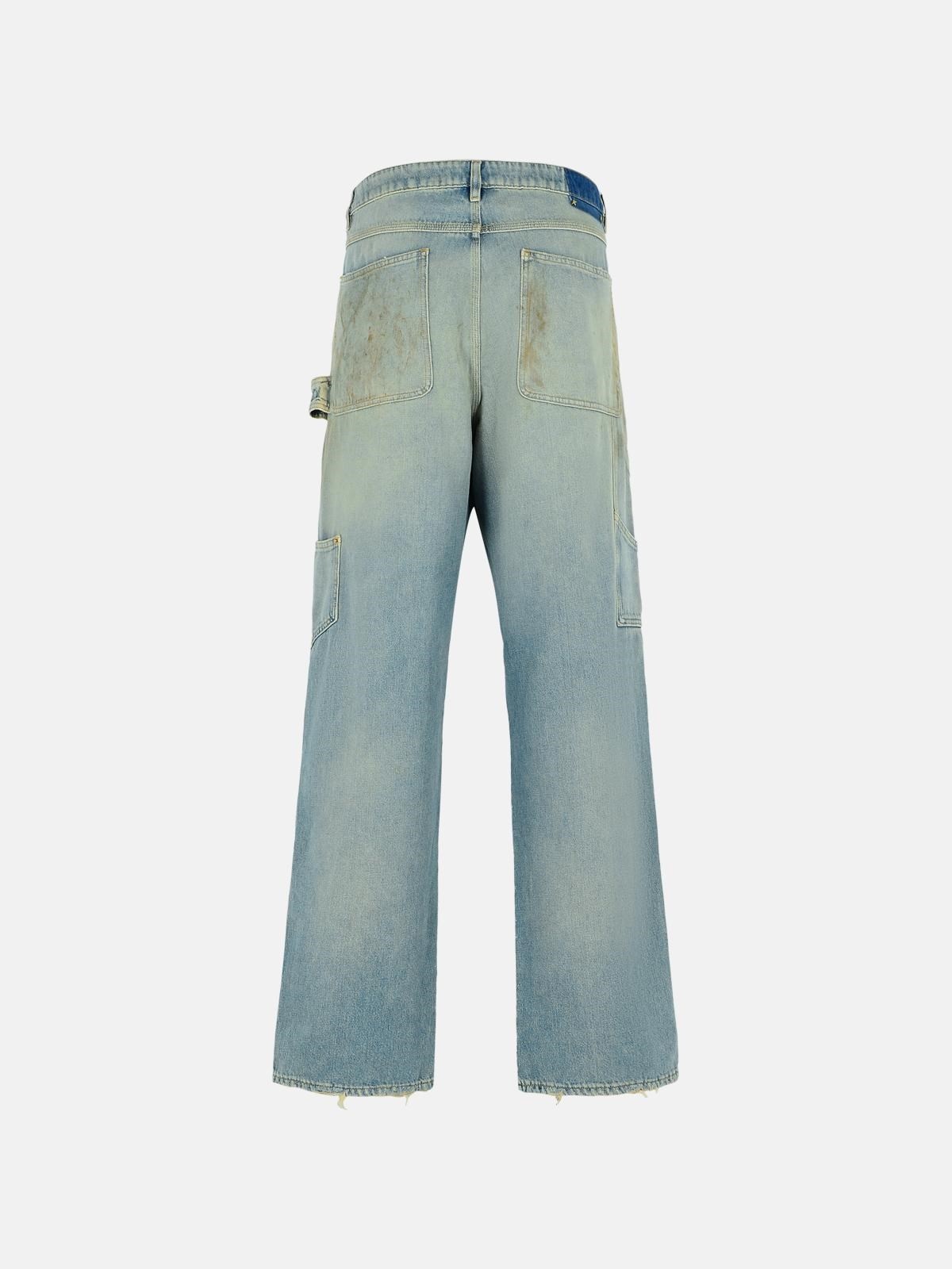 LIGHT BLUE COTTON JEANS - 3