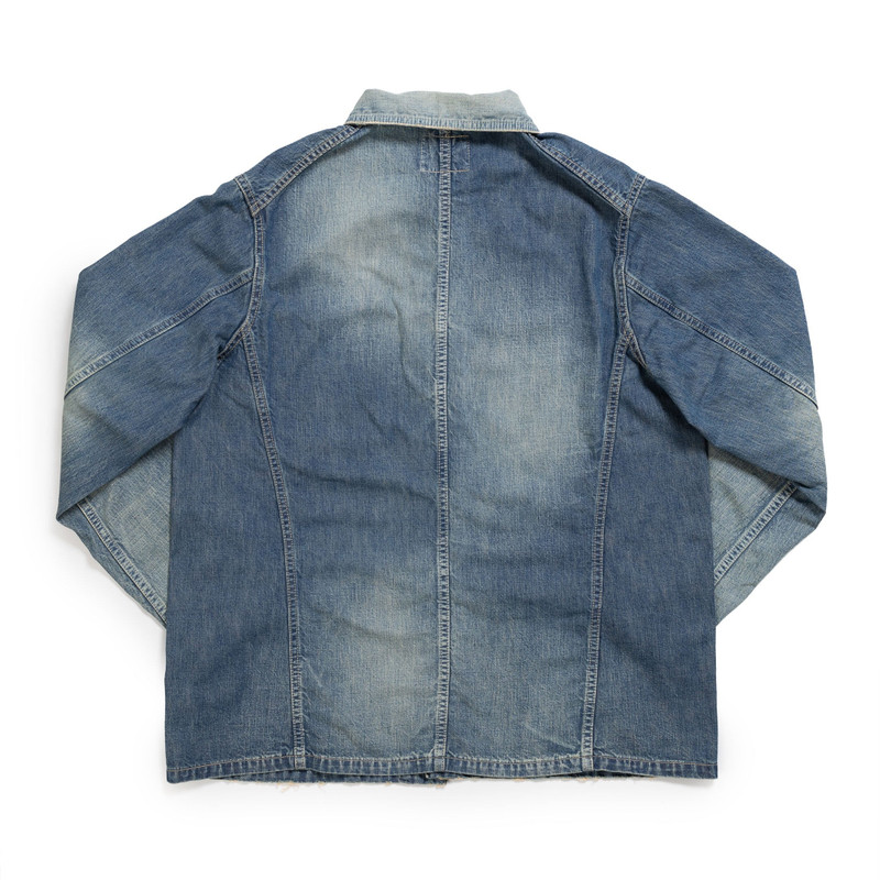 FULLCOUNT Full Count Denim Chore Jacket HW Indigo Blue outlook