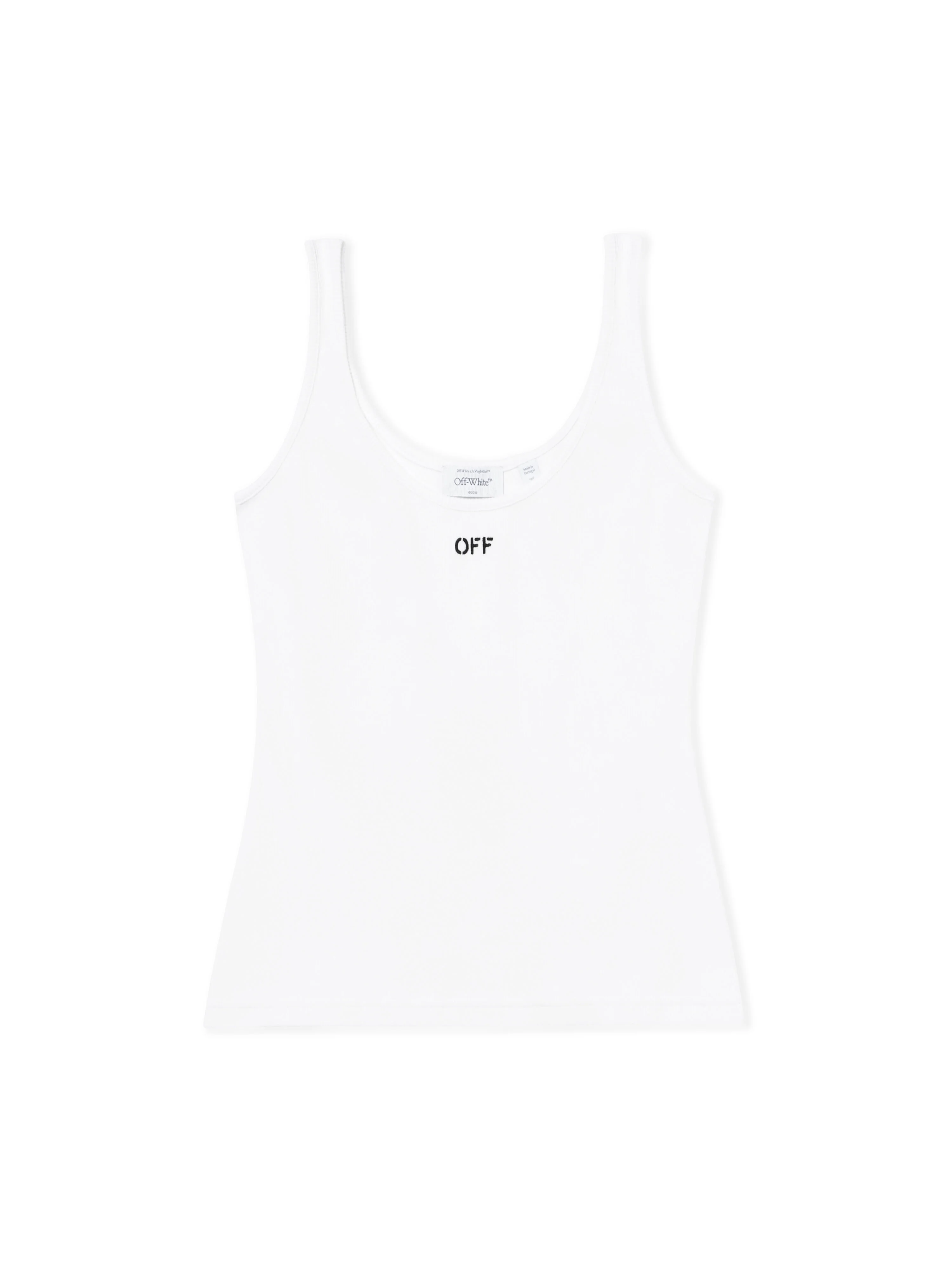 Off Stamp Rib Tank Top - 1