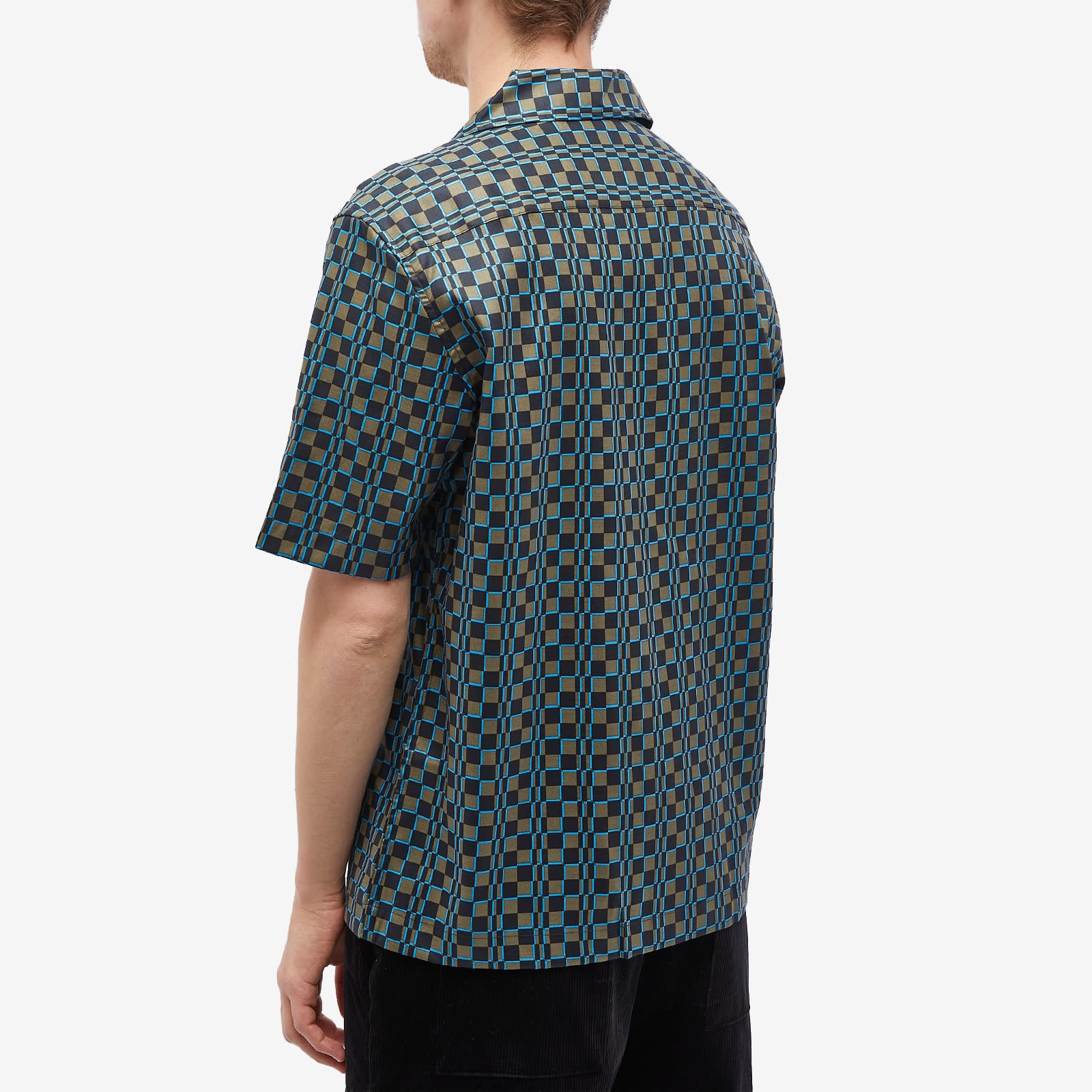 Fred Perry Glitch Chequerboard Vacation Shirt - 3