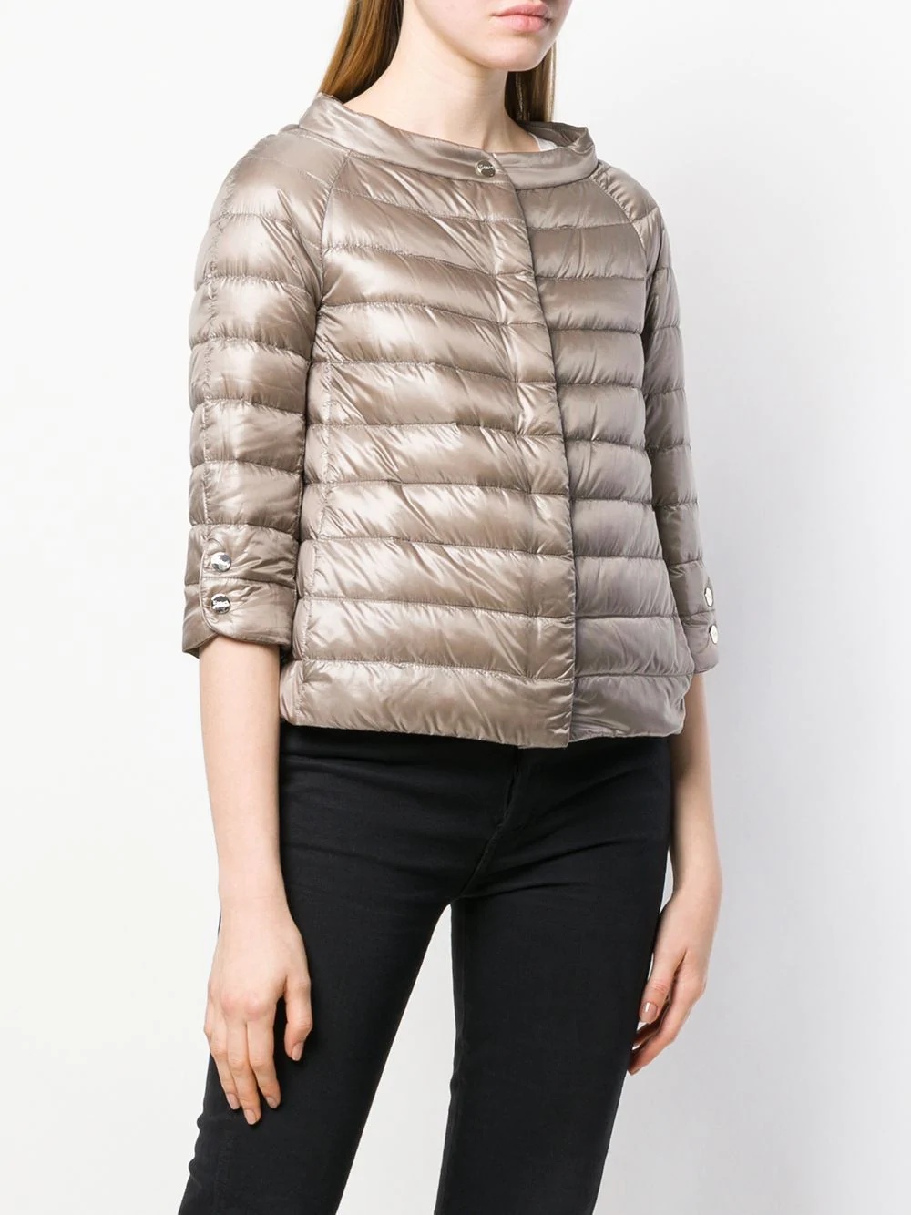 3/4 sleeve padded jacket - 3