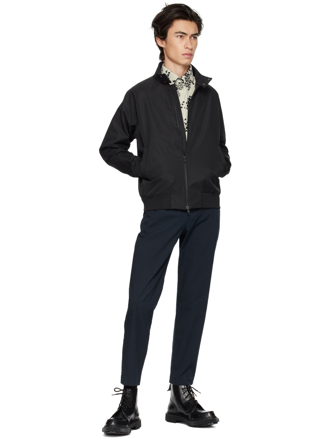 Navy Theodor 1447 Trousers - 4