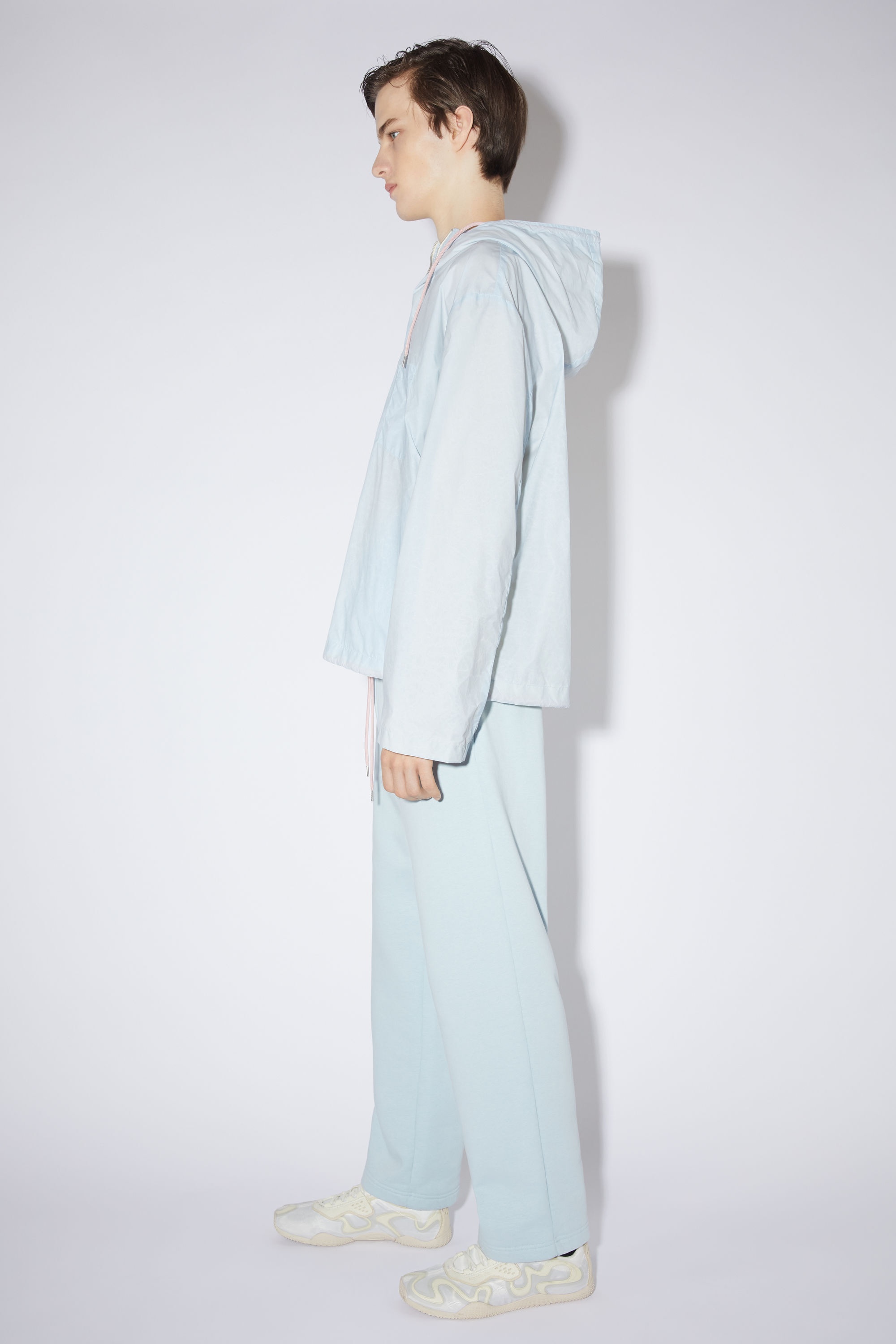 Hooded jacket - Dusty blue - 4