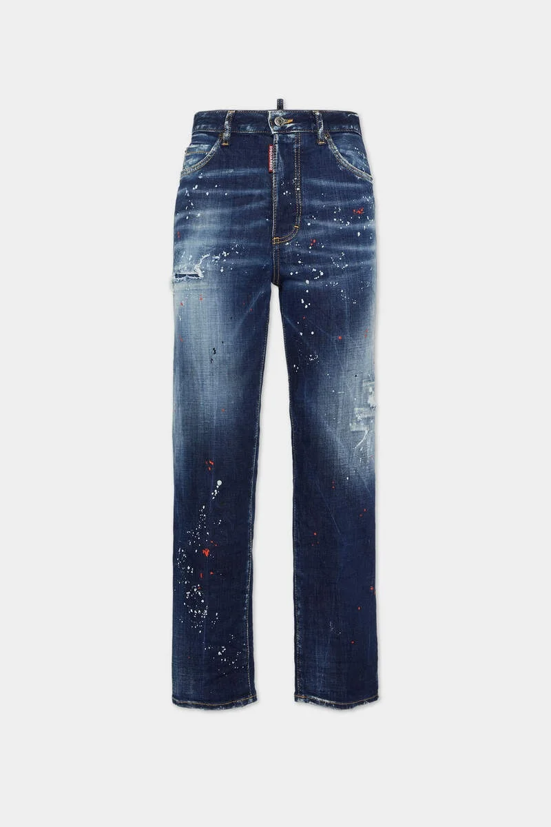 MEDIUM EASY RED SPOTS WASH BOSTON JEANS - 1